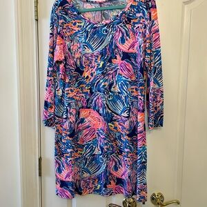 Vibrant Lilly Pulitzer cotton dress
